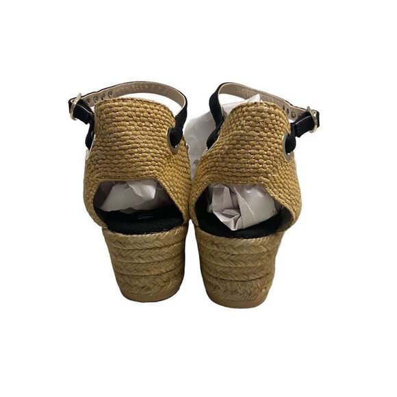 VISCATA Barcelona Women’s Wedge Espadrilles Size 41 US Size 10-10.5 Black New - Picture 2 of 12